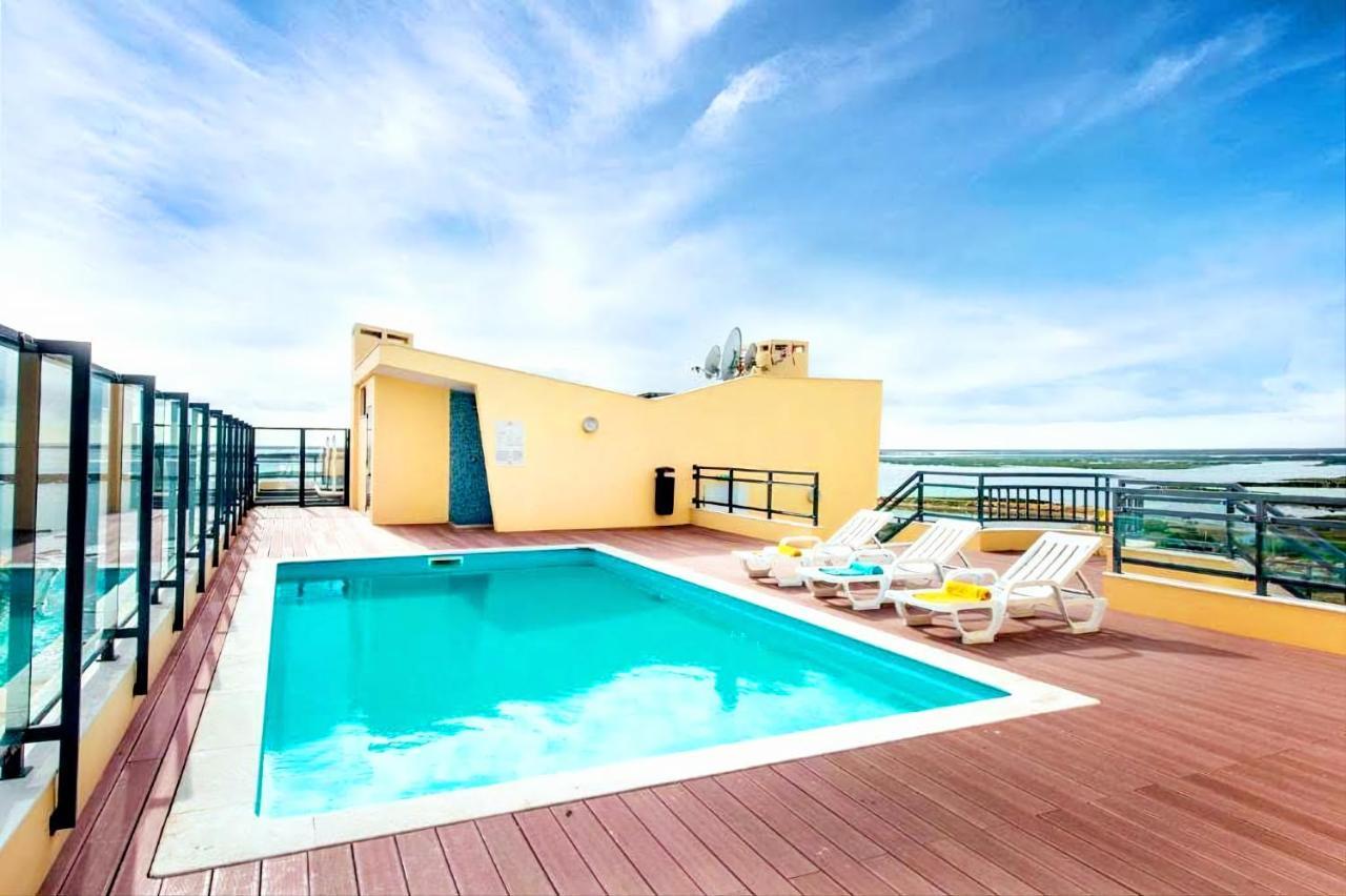 A Gaivota Ria Formosa Waterfront Lux Apart With Pool, Olhao, Algarve Kültér fotó